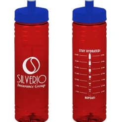 Halcyon Water Bottle with Stay Hydrated Graphics - 24 oz