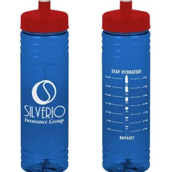 Halcyon Water Bottle with Stay Hydrated Graphics - 24 oz
