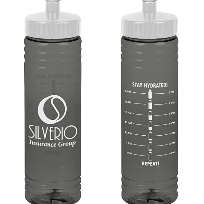 Halcyon Water Bottle with Stay Hydrated Graphics - 24 oz