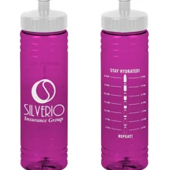 Halcyon Water Bottle with Stay Hydrated Graphics - 24 oz