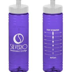 Halcyon Water Bottle with Stay Hydrated Graphics - 24 oz