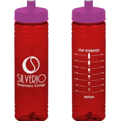 Halcyon Water Bottle with Stay Hydrated Graphics - 24 oz