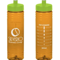 Halcyon Water Bottle with Stay Hydrated Graphics - 24 oz