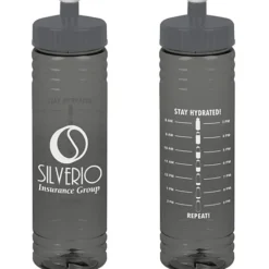 Halcyon Water Bottle with Stay Hydrated Graphics - 24 oz