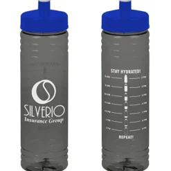 Halcyon Water Bottle with Stay Hydrated Graphics - 24 oz