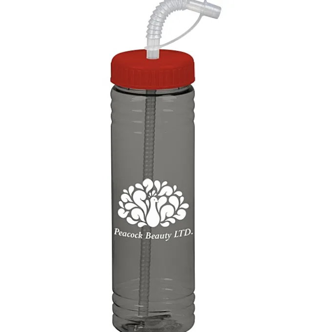 Halcyon Water Bottle with Straw Lid - 24 oz
