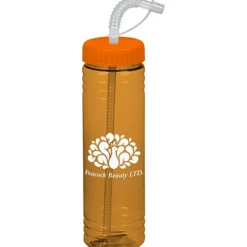 Halcyon Water Bottle with Straw Lid - 24 oz