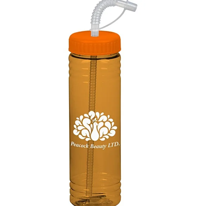 Halcyon Water Bottle with Straw Lid - 24 oz
