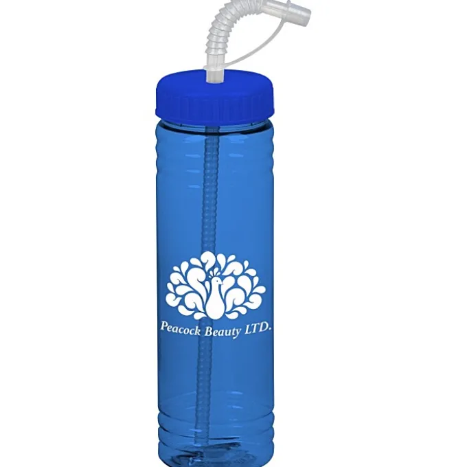 Halcyon Water Bottle with Straw Lid - 24 oz