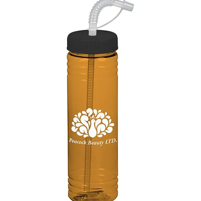 Halcyon Water Bottle with Straw Lid - 24 oz