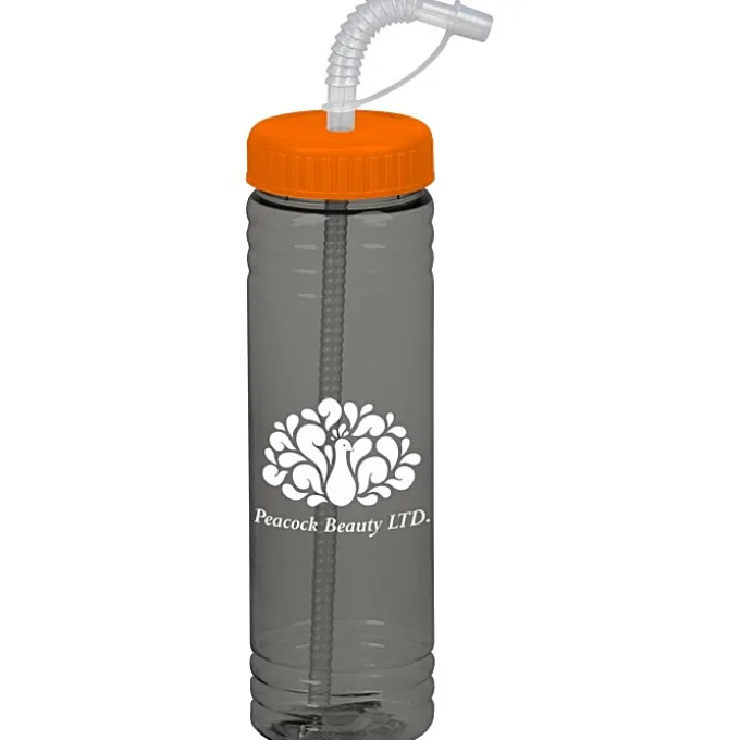 Halcyon Water Bottle with Straw Lid - 24 oz