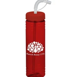 Halcyon Water Bottle with Straw Lid - 24 oz