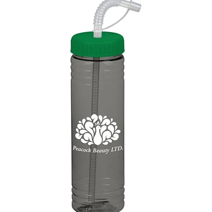 Halcyon Water Bottle with Straw Lid - 24 oz
