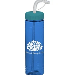 Halcyon Water Bottle with Straw Lid - 24 oz