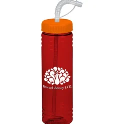 Halcyon Water Bottle with Straw Lid - 24 oz