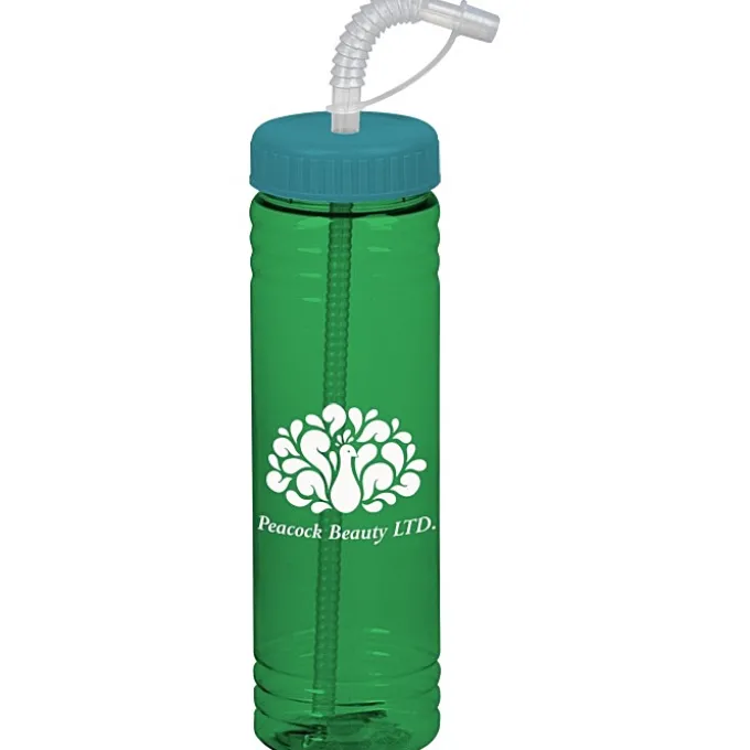 Halcyon Water Bottle with Straw Lid - 24 oz