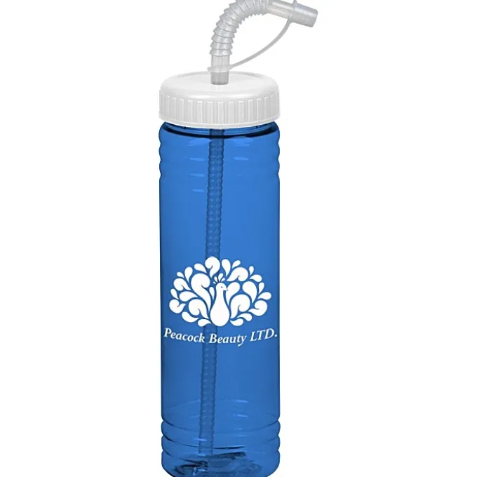 Halcyon Water Bottle with Straw Lid - 24 oz