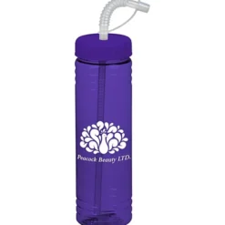 Halcyon Water Bottle with Straw Lid - 24 oz
