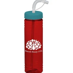 Halcyon Water Bottle with Straw Lid - 24 oz