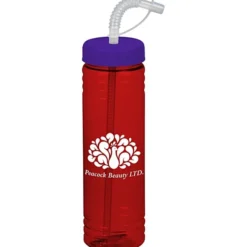 Halcyon Water Bottle with Straw Lid - 24 oz