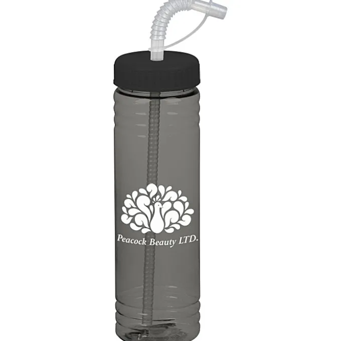 Halcyon Water Bottle with Straw Lid - 24 oz