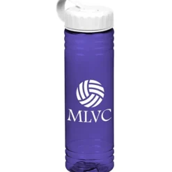 Halcyon Water Bottle with Tethered Lid - 24 oz