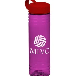 Halcyon Water Bottle with Tethered Lid - 24 oz