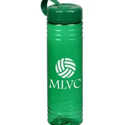 Halcyon Water Bottle with Tethered Lid - 24 oz