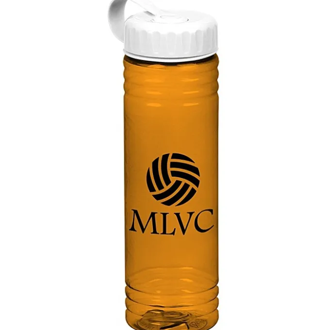 Halcyon Water Bottle with Tethered Lid - 24 oz