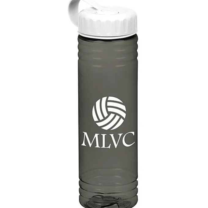 Halcyon Water Bottle with Tethered Lid - 24 oz