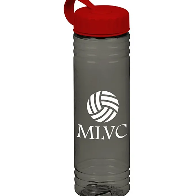 Halcyon Water Bottle with Tethered Lid - 24 oz