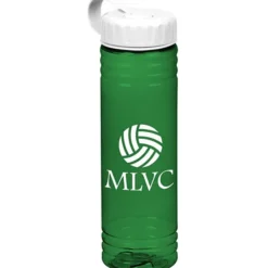 Halcyon Water Bottle with Tethered Lid - 24 oz