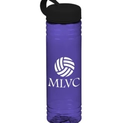 Halcyon Water Bottle with Tethered Lid - 24 oz