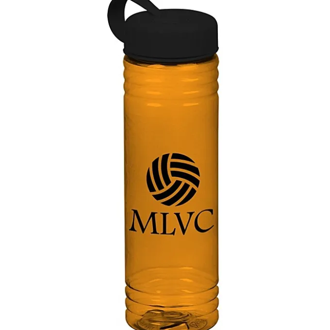 Halcyon Water Bottle with Tethered Lid - 24 oz