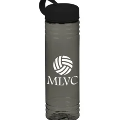 Halcyon Water Bottle with Tethered Lid - 24 oz