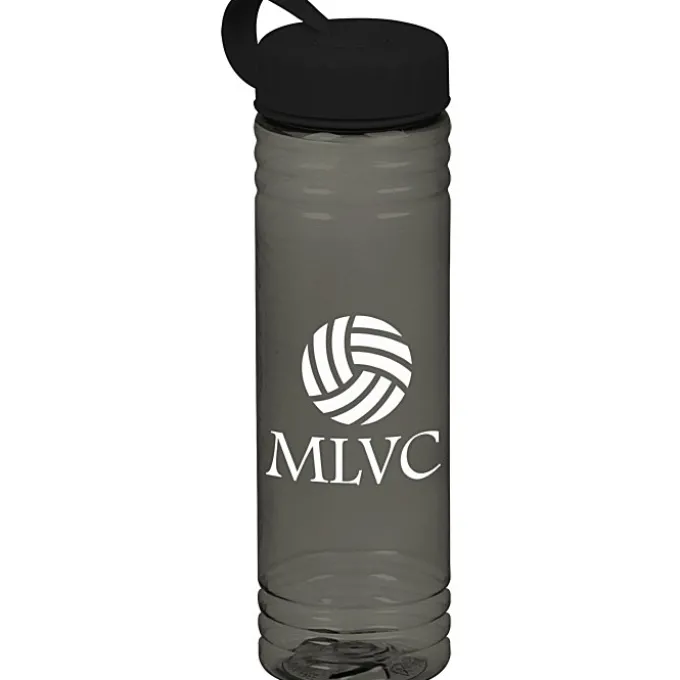 Halcyon Water Bottle with Tethered Lid - 24 oz