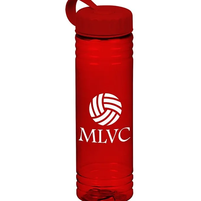 Halcyon Water Bottle with Tethered Lid - 24 oz
