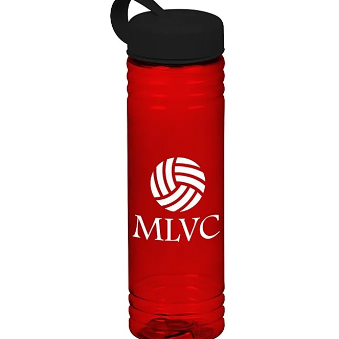 Halcyon Water Bottle with Tethered Lid - 24 oz