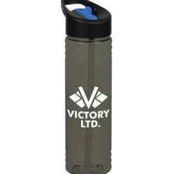 Halcyon Water Bottle with Two-Tone Flip Straw Lid - 24 oz