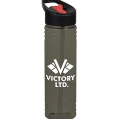 Halcyon Water Bottle with Two-Tone Flip Straw Lid - 24 oz