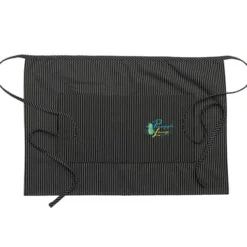 Half Bistro Two-Pocket Apron - Pinstripe