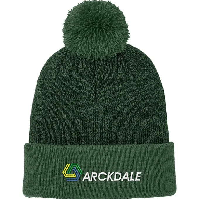 Halftime Heather Pom Beanie