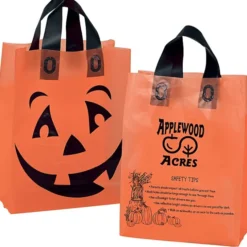 Halloween Orange Frosted Shopper