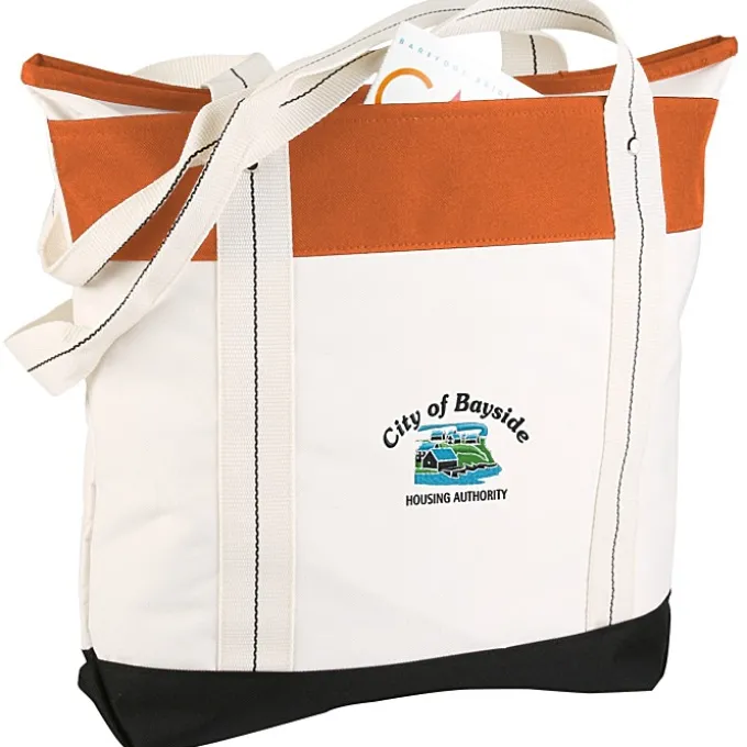 Hamptons Weekend Tote Bag - Embroidered