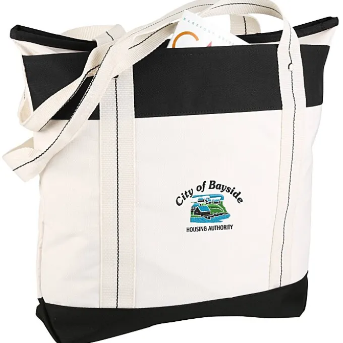 Hamptons Weekend Tote Bag - Embroidered