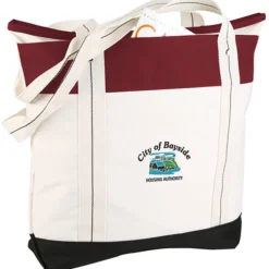 Hamptons Weekend Tote Bag - Embroidered