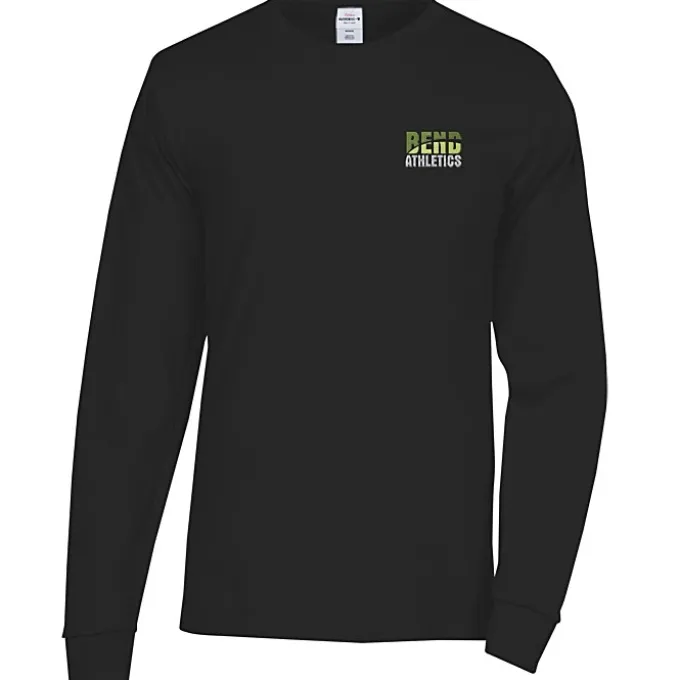 Hanes Authentic LS T-Shirt - Embroidered