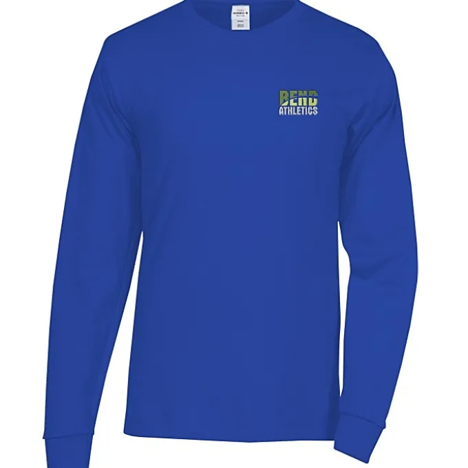 Hanes Authentic LS T-Shirt - Embroidered