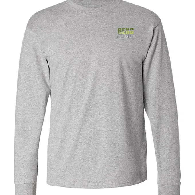 Hanes Authentic LS T-Shirt - Embroidered