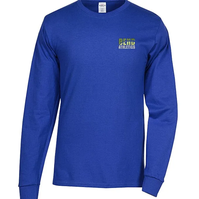 Hanes Authentic LS T-Shirt - Embroidered